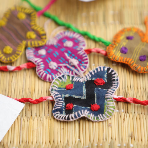 OhScrap-Butterfly Fabric Rakhi Kids